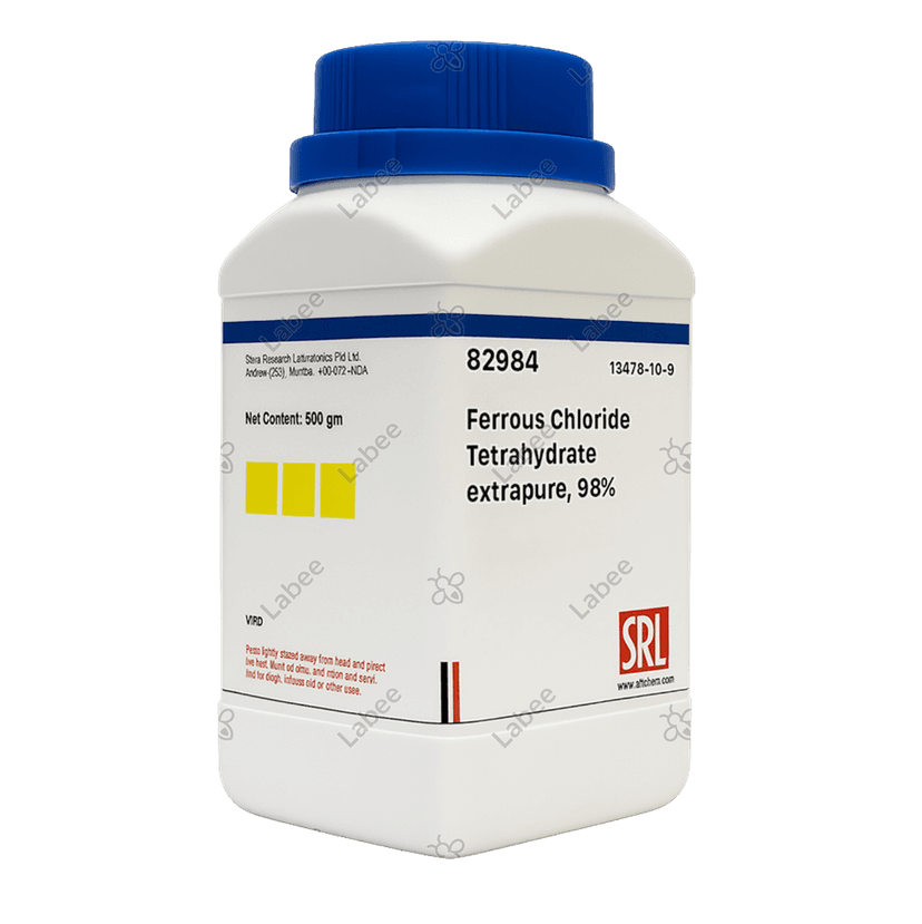 Hóa chất Ferrous Chloride Tetrahydrate extrapure, 98% - SRL - ảnh 3
