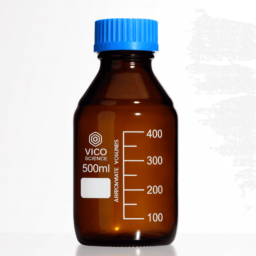 Chai thuỷ tinh nắp vặn xanh - VICO SCIENCE - ảnh 2