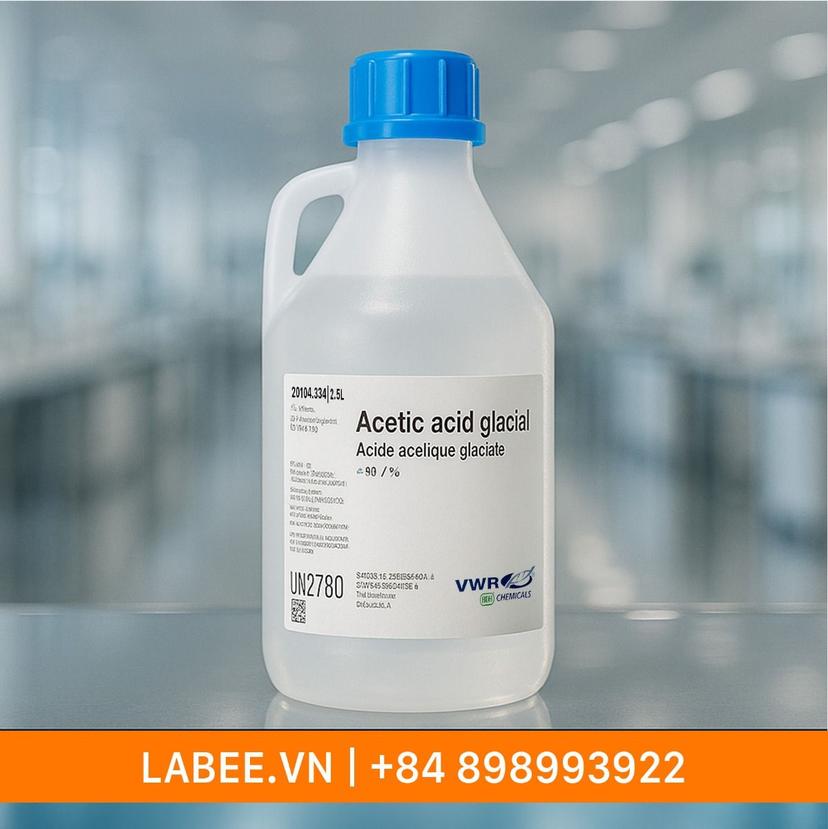 Hóa chất Acetic acid glacial 100% AnalaR ACS/R.PE - VWR - ảnh 2