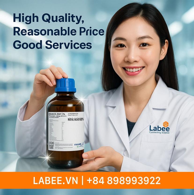 Hóa chất Nitric acid 68%, AnalaR NORMAPUR® analytical reagent - VWR - ảnh 1