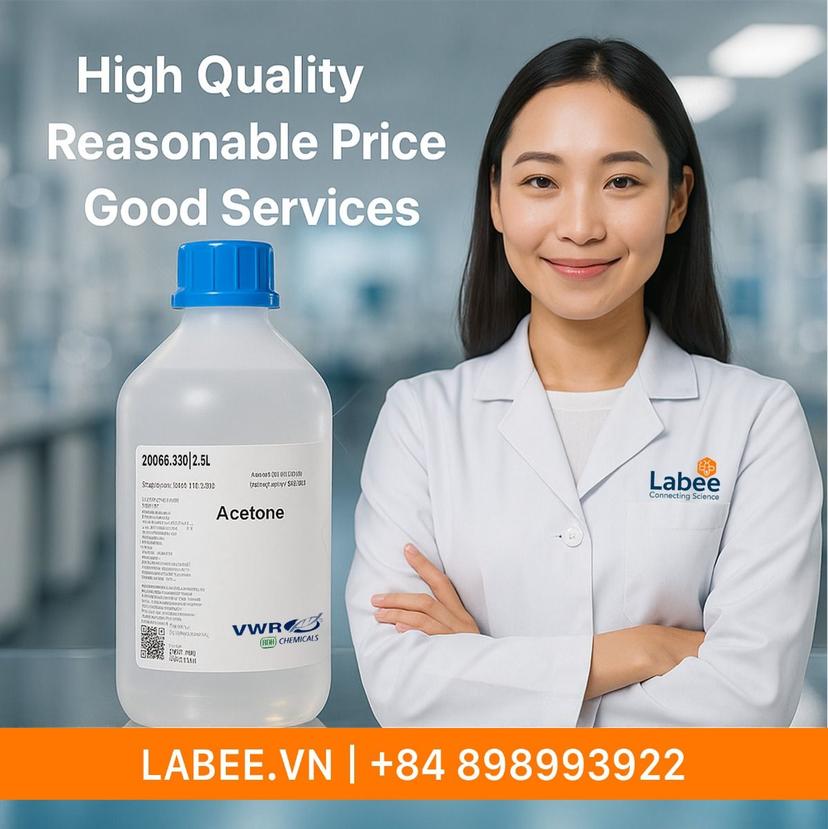 Hoá chất Acetone AnalaR NORMAPUR ACS/R.PE-USP - VWR - ảnh 1