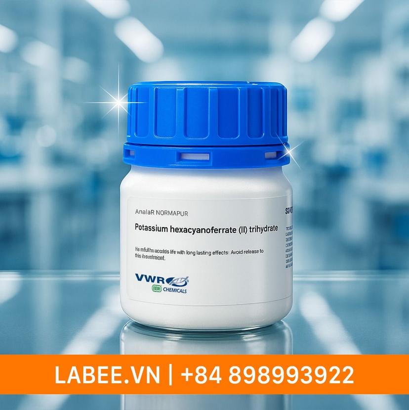 Hóa chất Potassium hexacyanoferrate (II) 3H2O ANA - VWR - ảnh 2