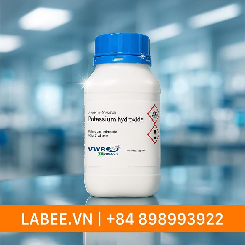 Hóa chất Potassium hydroxide 85.0-100.5%, pellets, R.PE/AR - VWR - ảnh 2