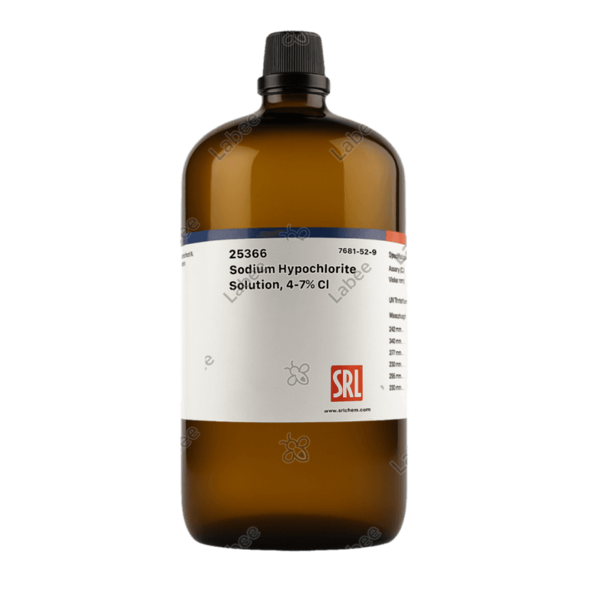 Hóa chất Sodium Hypochlorite Solution, 4-7% Cl - SRL - ảnh 3
