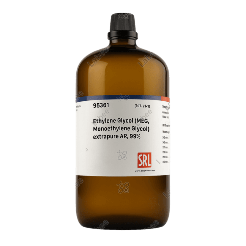 Hóa chất Ethylene Glycol (MEG, Monoethylene Glycol) extrapure AR, 99% - SRL - ảnh 3