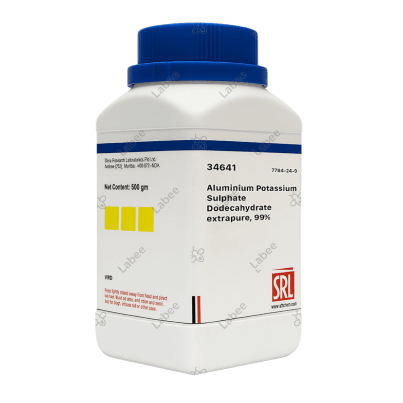 Hóa chất Aluminium Potassium Sulphate Dodecahydrate extrapure, 99% - SRL - ảnh 3