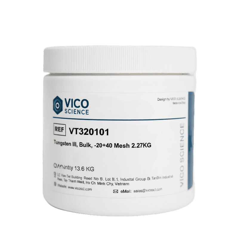 Chất xúc tác Tungsten III, Bulk, -20+40 Mesh, 13.6 KG - VICO SCIENCE - ảnh 1