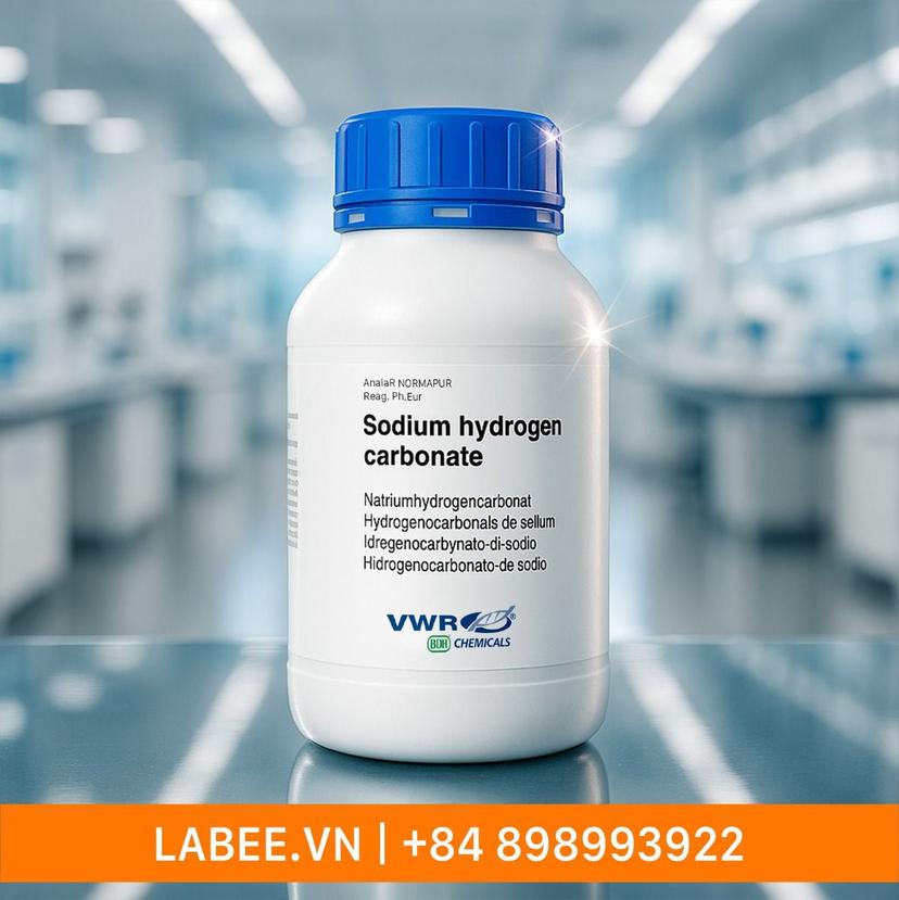 Hóa chất Sodium hydrogen carbonate 99.7-100.3%, AnalaR NORMAPUR® Reag. Ph. Eur. analytical reagent - VWR - ảnh 2