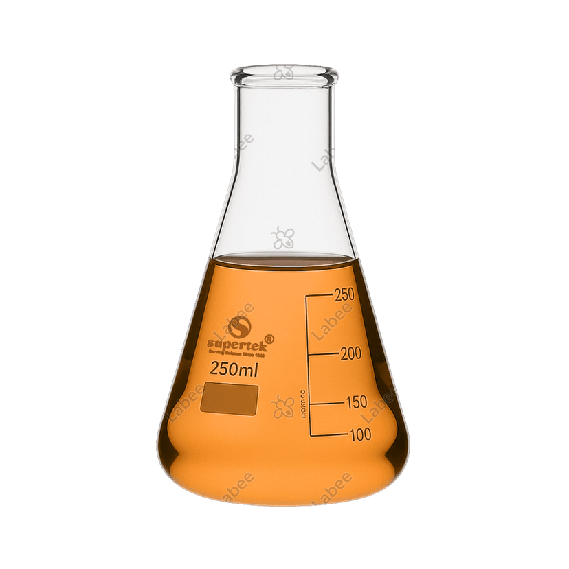 Bình tam giác, có chia vạch, ISO 1773, vạch trắng - SUPERTEK - ảnh 3