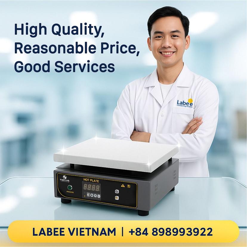Bếp khuấy từ Laboratory Hot Plate, Rectangular, Analog - Supertek - ảnh 1