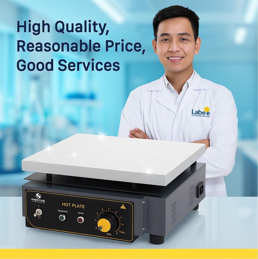 Bếp khuấy từ Laboratory Hot Plate, Rectangular, Analog - Supertek - ảnh 1
