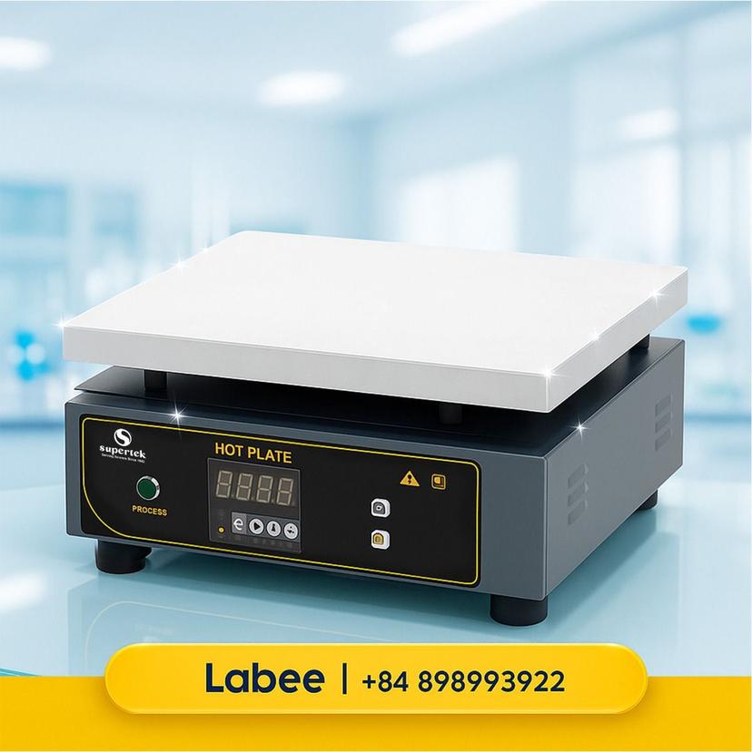 Bếp khuấy từ Laboratory Hot Plate, Rectangular, Analog - Supertek - ảnh 2