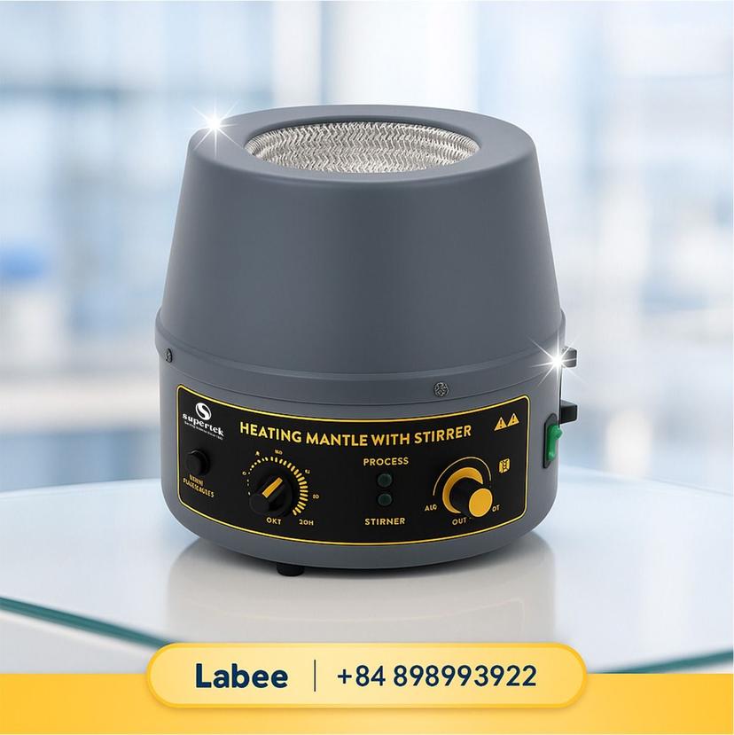 Bếp đun bình cầu có khuấy từ - SUPERTEK - ảnh 2