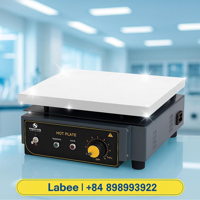 Bếp khuấy từ Laboratory Hot Plate, Rectangular, Analog - Supertek - ảnh 2