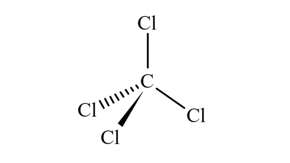 Cấu trúc hóa học và thông tin danh pháp IUPAC của Carbon Tetrachloride